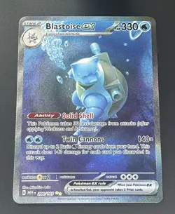 Blastoise ex 200/165 NM â€“ SV151 SIR Alt Art PokÃ©mon Card Scarlet & Violet TCG - Image 1