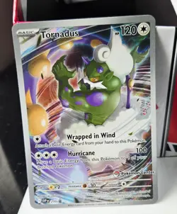 White Flare Tornadus  SVP 210 Pokemon Center Stamp Promo Card NM Pack Fresh - Image 2