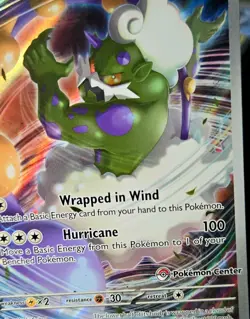 White Flare Tornadus  SVP 210 Pokemon Center Stamp Promo Card NM Pack Fresh - Image 4