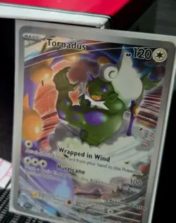 White Flare Tornadus  SVP 210 Pokemon Center Stamp Promo Card NM Pack Fresh - Image 5