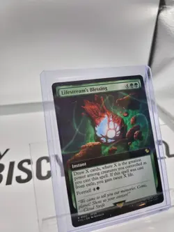 Lifestream's Blessing Extended Art Final Fantasy Regular MTG Magic The Gathering - Image 1