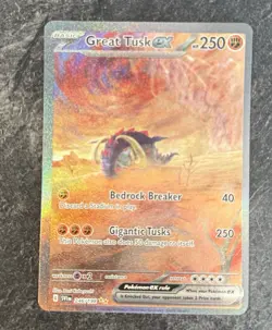 Great Tusk ex 246/198 - Special Illustration Rare -Scarlet & Violet Pokemon NM - Image 1