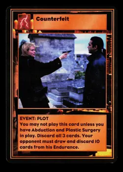 Counterfeit Highlander: The Card Game Trading Card  CCG - Image 1