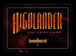Counterfeit Highlander: The Card Game Trading Card  CCG - Image 2