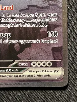 Pokemon TCG SV02: Paldea Evolved #263/193 Ting-Lu ex NM - Image 3