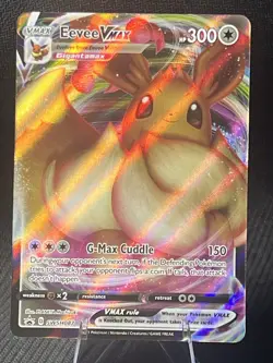 Eevee VMax SWSH087 Full Art Ultra Rare - 2021 Pokemon Black Star Promo - Image 1