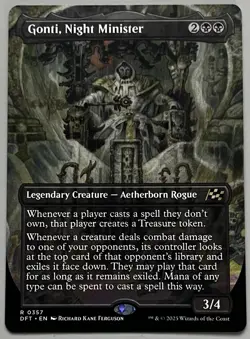 MTG Aetherdrift Gonti Legendary Creature RARE REGULAR #0357 - Image 1