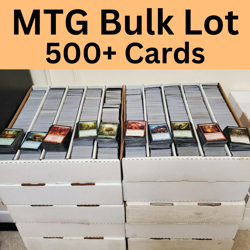 MAGIC THE GATHERING BUNDLE 500 UNSORTED BULK MTG JOB LOT CARDS - MTG BUNDLE - Image 3