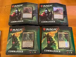 MTG Zendikar Rising Commander Deck: Land's Wrath and Sneak Attack Set x2 - Image 1