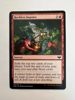 Reckless Impulse - MTG Innistrad: Crimson Vow - NM - Image 1