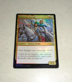 ~1x Inspiring Veteran FOIL x1 ~NM~ ELD Magic the Gathering MTG~ - Image 1