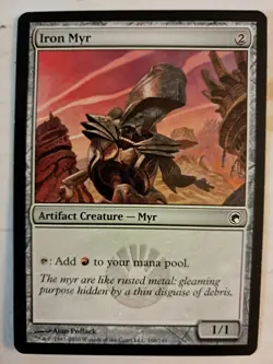Iron Myr Scars of MirrodiN (168/249) MTG Magic ARTIFACT LP/NM BULK DISCOUNT - Image 2
