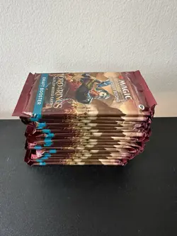 Magic: The Gathering Lord of the Rings Draft Booster Packs, 18 Sealed Packs - Image 2