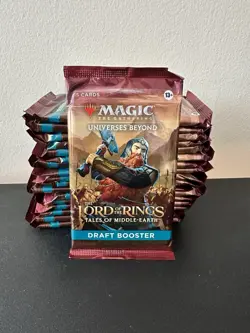 Magic: The Gathering Lord of the Rings Draft Booster Packs, 18 Sealed Packs - Image 3