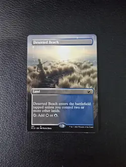 Deserted Beach (Borderless) Innistrad: Midnight Hunt Regular MTG NM Magic Card - Image 1