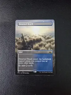 Deserted Beach (Borderless) Innistrad: Midnight Hunt Regular MTG NM Magic Card - Image 3