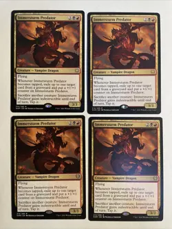 4x Mtg Kaldheim Everstorm Predator NM/M Magic Card Magic The Gathering - Image 1