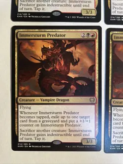 4x Mtg Kaldheim Everstorm Predator NM/M Magic Card Magic The Gathering - Image 2