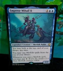 magic the gathering - Emperor Mihail II - Merfolk Noble - Legendary Creature - Image 2