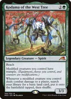 🧙Kodama Of The West Tree M 199/302 NEO Kamigawa Neon Dynasty MTG - Image 1