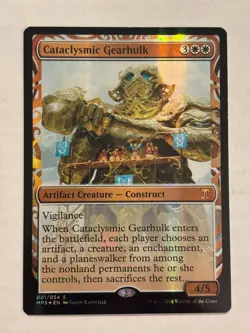 Cataclysmic Gearhulk - Masterpieces Series Kaladesh Inventions NM - Image 1