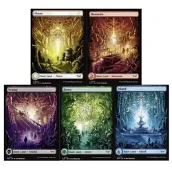 Basic Land Set of 5 - Full Art Lands - Duskmourn - MTG Magic - Image 2