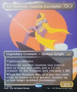 Edge of Eternities Syr Vondam, Sunstar Exemplar borderless - Image 3
