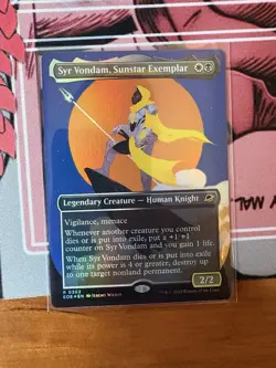 Syr Vondam, Sunstar Exemplar (Borderless) Edge of Eternities Foil - Image 1