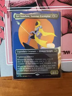 Syr Vondam, Sunstar Exemplar (Borderless) Edge of Eternities Foil - Image 2
