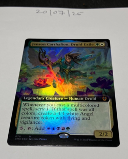 Magic the Gathering MTG Jenson Carthalion, Druid Exile Extended FOIL Card NM/M - Image 4