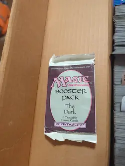 ONE Magic The Gathering MTG The Dark Sealed Original Booster Pack from 1994 - Image 1