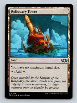 #386 Reliquary Tower 2025 Tarkir: Dragonstorm Commander * Uncommon - Image 1