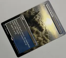 MTG Innistrad: Midnight Hunt Deserted Beach Land RARE REGULAR #281 - Image 3