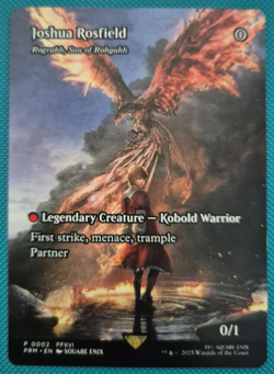 MTG Final Fantasy Promo Joshua Rosfield Rograkh, Son of Rohgahh (NM) - Image 3