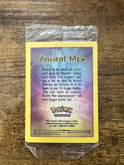 Ancient Mew Holo Card Product Set Miscellaneous Cards Products, Sealed - Image 1