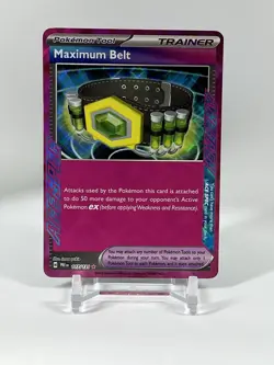 Maximum Belt # 117/131 Prismatic Evolution Ace Spec Trainer Pokemon Card NM - Image 1