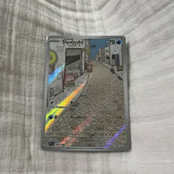 PokÃ©mon TCG Slowpoke Scarlet & Violet Holo Illustration Card 204/198 - Image 1