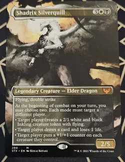 Shadrix Silverquill - Borderless - Strixhaven: School of Mages - MTG - Image 1
