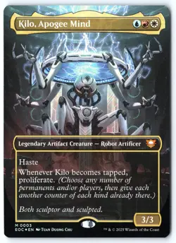 Kilo, Apogee Mind FOIL Borderless Commander Edge of Eternities MTG NM - Image 1