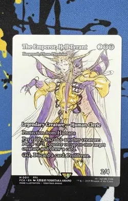 The Emperor, Hell Tyrant (Non-foil) [Showcase] Final Fantasy 0011 Mythic MTG - Image 1