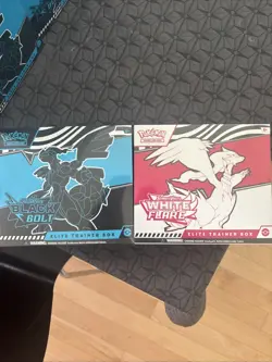 Pokemon Black Bolt and White Flare Elite Trainer Box ETB Set of 2 - Image 4