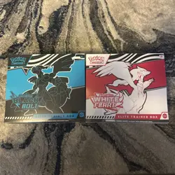 Pokemon Black Bolt and White Flare Elite Trainer Box ETB Set of 2 - Image 1