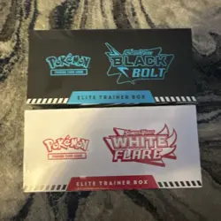 Pokemon Black Bolt and White Flare Elite Trainer Box ETB Set of 2 - Image 2
