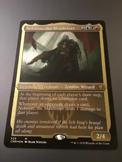 MTG Commander Legends #529 Nekusar, the Mindrazer Etched Foil NM - Image 1