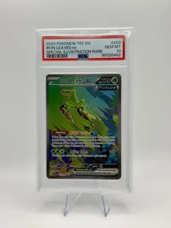 2024 Pokemon TEF en Iron Leaves EX Special Illustration Rare #203 PSA 10 Gem MT - Image 1