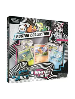 Pokemon TCG Black Bolt & White Flare Unova Poster Collection NEW SEALED - Image 3