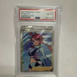 PSA 10ðŸ”¥ðŸ“ˆ2021 Pokemon Skyla 072/072 Ultra Rare Shining Fates - PSA 10ðŸ”¥ðŸ“ˆ - Image 1