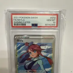 PSA 10ðŸ”¥ðŸ“ˆ2021 Pokemon Skyla 072/072 Ultra Rare Shining Fates - PSA 10ðŸ”¥ðŸ“ˆ - Image 2