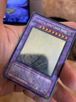 Elemental Hero Chaos Neos GLAS-EN036 Ghost Rare 1st Edition Yugioh NM - NP - Image 16