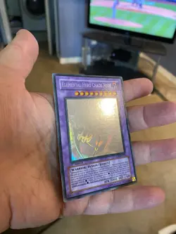 Elemental Hero Chaos Neos GLAS-EN036 Ghost Rare 1st Edition Yugioh NM - NP - Image 3